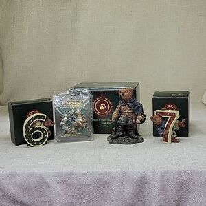 Boyd's Bears figures, Stonewall The Rebel, #6 and #7 Birthday bears